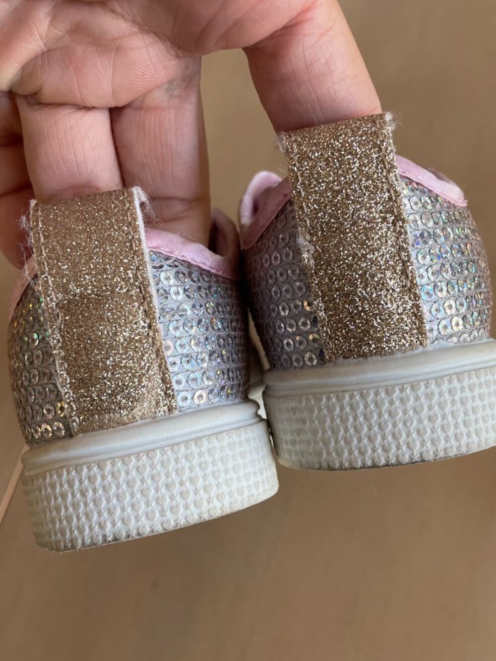 Entire Closet $5! S Sport by Skechers Toddler Girl Lexi Light Up Pink Glitter - Picture 7 of 12